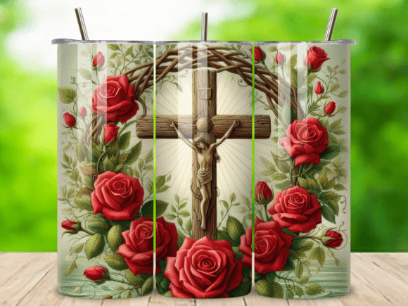 20 Oz Cross Christian Tumbler Wrap V.3 — Tumbler Wraps