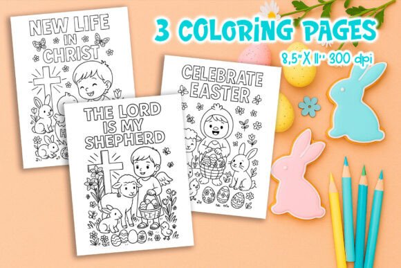 Christian Easter Coloring Pages Kids & Coloring Pages Amp