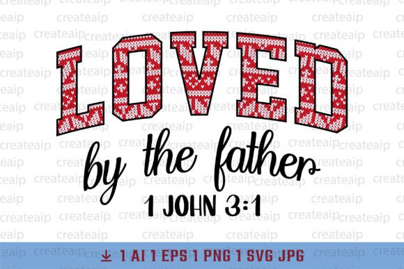 Christian PNG Loved by the Father Illustrations