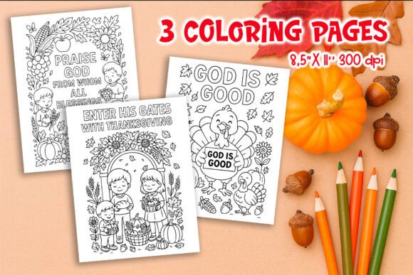 Christian Thanksgiving Coloring Pages