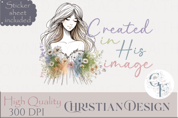 Created in His Image Christian Graphic Templates