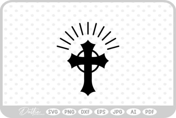Cross Religious Jesus SVG PNG for Crafts
