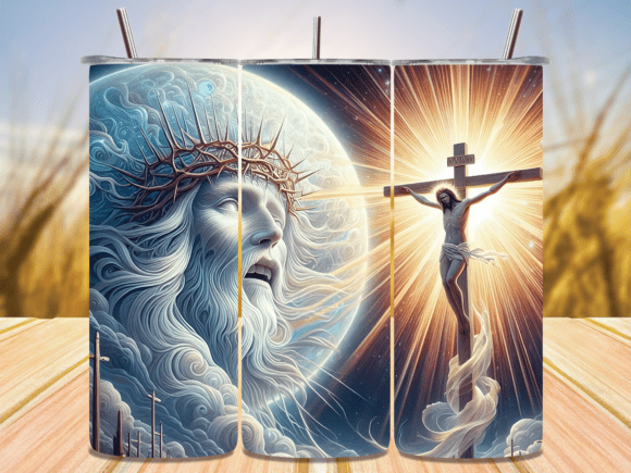 Crucifixion Jesus Crown Thorns Tumbler