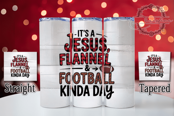 Faith Football Christian Tumbler Wrap