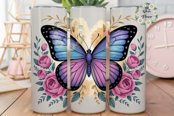 Jesus Butterfly Faith 20oz Tumbler Wrap