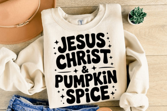 Jesus Christ Pumpkin Spice Shirt SVG
