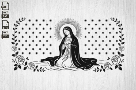 Mother of Jesus, Rose with Virgin Mary Crafts