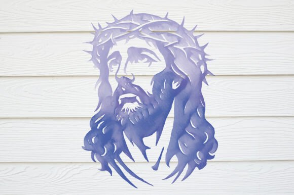 Watercolor Jesus Christ Portrait Illustrations